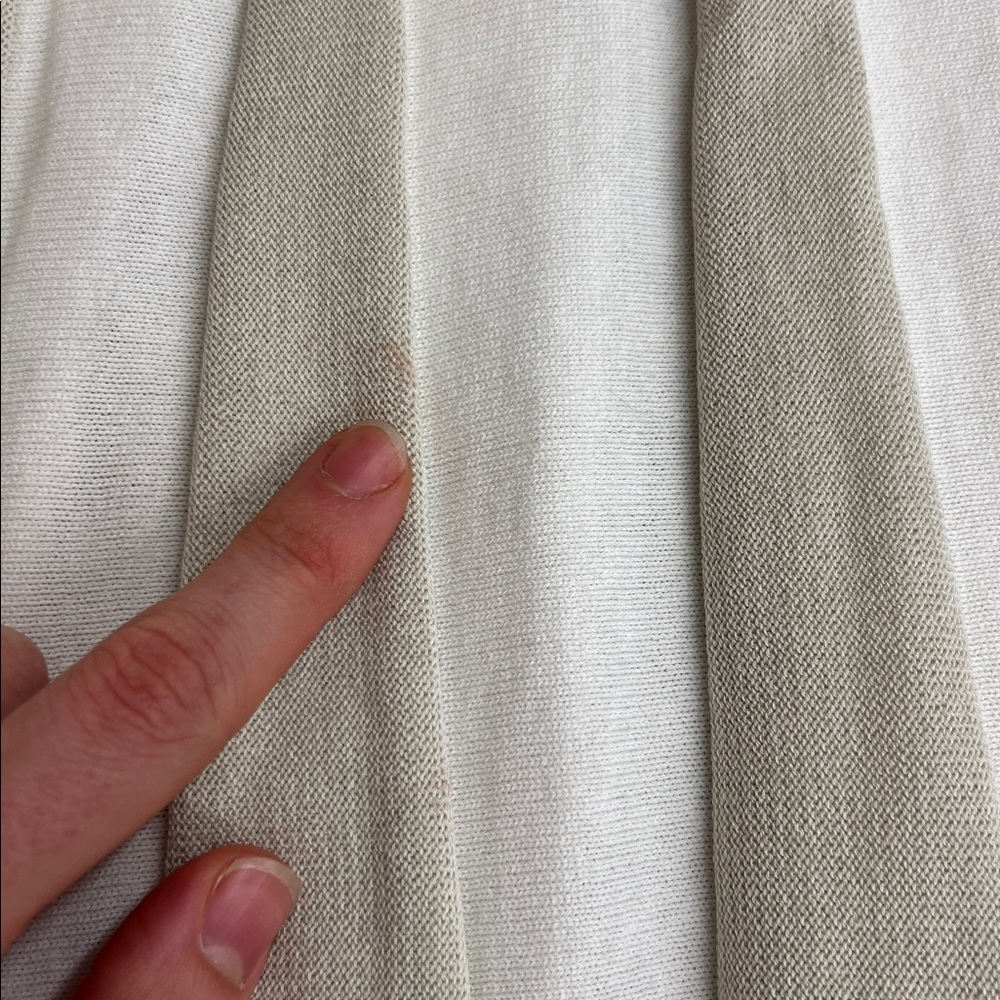 NEW with tag Peruvian Connection bianca midi pima cotton tank dress cream tan XS - Picture 6 of 9